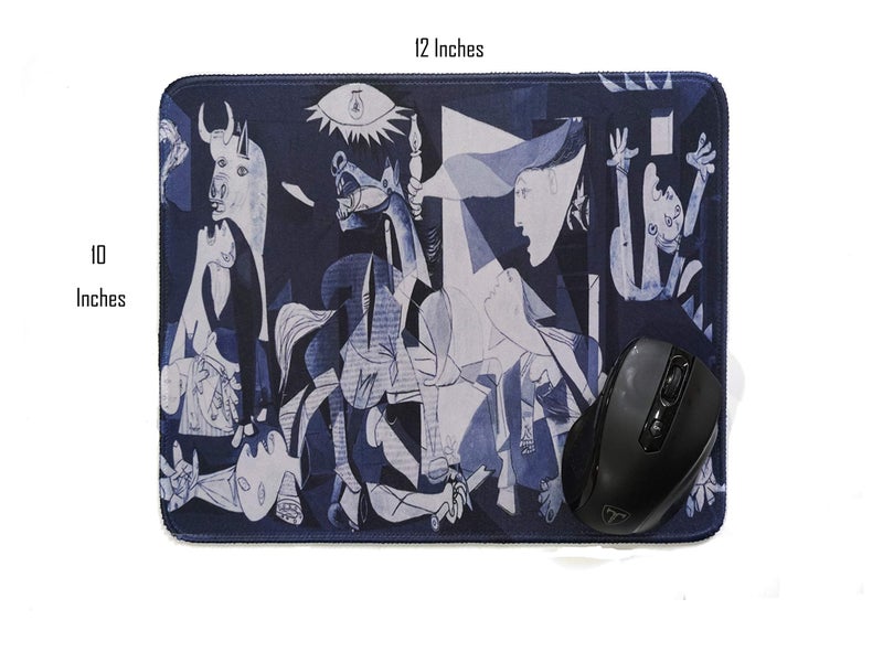 Tina Art 12x10 Inch Picasso Guernica Art Cool Office Mouse Pad Non Slip Rubber Mouse mat - Image 2